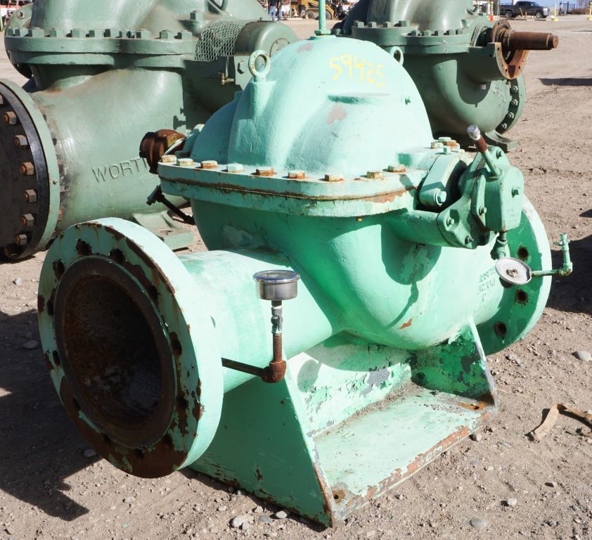 2500 GPM @ 180' TDH, Ingersoll-Rand #12x10x11-BTS, Centrifugal Pump, Horz., 1-Stage, 12" suction, 10" - Image 6
