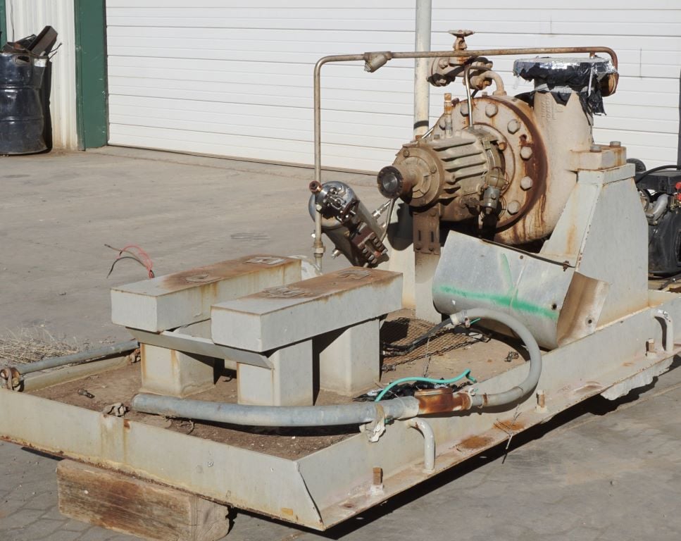 1180 GPM @ 102' TDH, Ingersoll-Rand #6x10x12ALC, Centrifugal Pump, Horz., 1-Stage, 11.25" imp., 10" suction - Image 5