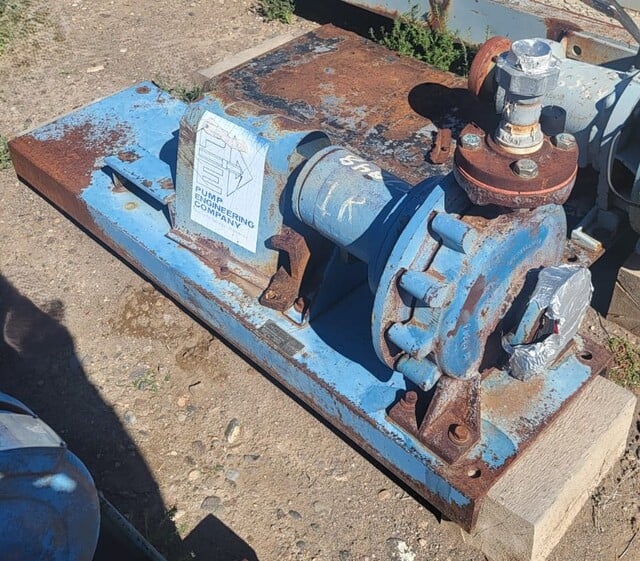 108 GPM @ 75' TDH, Ingersoll-Rand #D814-2x1.5x9, Centrifugal Pump, Horz., 1-Stage, 8.4" imp., 2" suction - Image 2