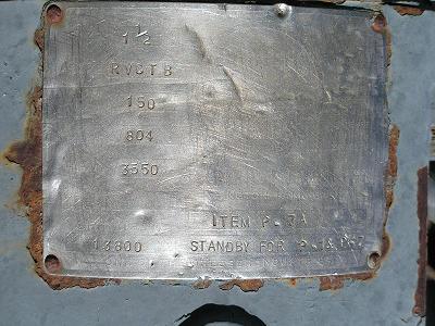 280 GPM @ 740' TDH, Pacific #RVCTB-1-1/2, Centrifugal Pump, Horz., 1-Stage, 3" suction, 1.5" discharge, 3550 - Image 3