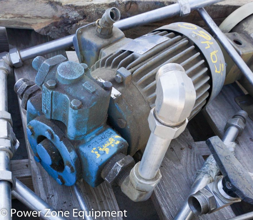22 GPM, Tuthill #CC1102017-CV, Centrifugal Pump, Horz., 1-Stage, 2" suction, 2" discharge, 2 HP, 1800 RPM - Image 1