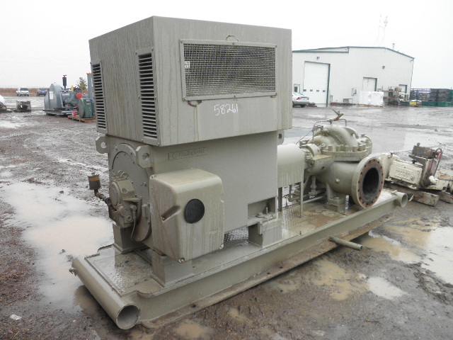 2625 GPM @ 485' TDH, United #8-DVS-C, Centrifugal Pump, Horz., 1-Stage, 12" suction, 8" discharge, 3500 RPM - Image 2