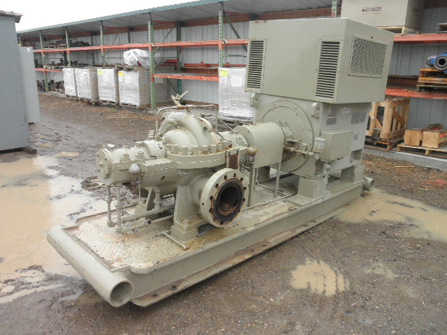 2625 GPM @ 485' TDH, United #8-DVS-C, Centrifugal Pump, Horz., 1-Stage, 12" suction, 8" discharge, 3500 RPM - Image 3