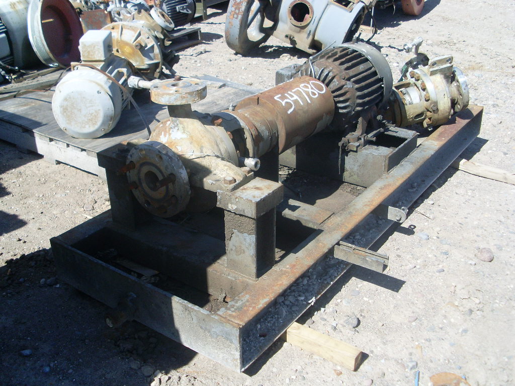 80 GPM @ 173' TDH, Worthington #1-1/2HO-83B, Centrifugal Pump, Horz., 1-Stage, 6.5" imp., 2" suction, 1.5" - Image 3