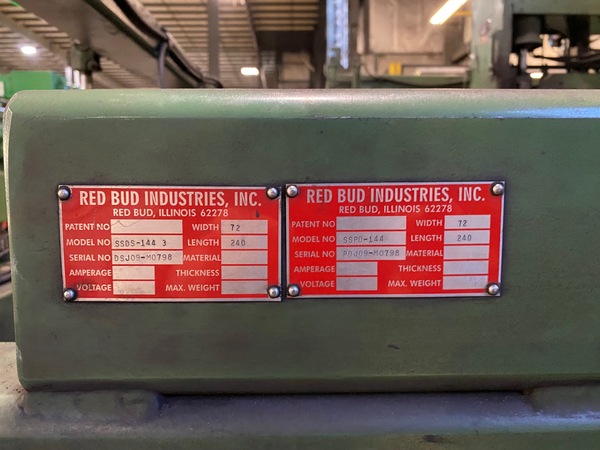1/4" x 6' Red Bud #SH24-250-72 Shear, 0.040 - 0.250 inches Thickness Range - Image 8