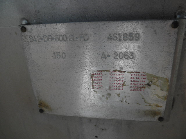 Bowser #842-DR-600CL-FC, cartridge filter, 150 psi @ 250°F - Image 5