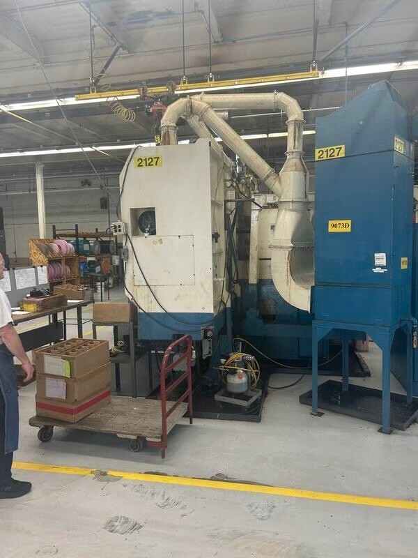 Magerle #MFP125N35M45, 4-Axis CNC creep feed grinder, 49" x 14", 27.5 HP, 9000 RPM, 1992 - Image 2