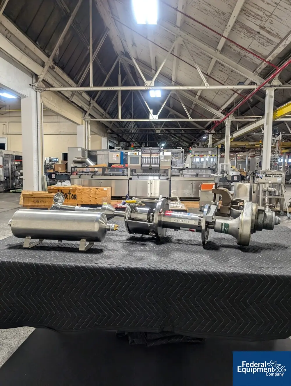 Admix Rotosolve #105RS70SS, Stainless Steel shaft & blade, air operated motor, mechanical seal, S/N 26269-1 - Image 4