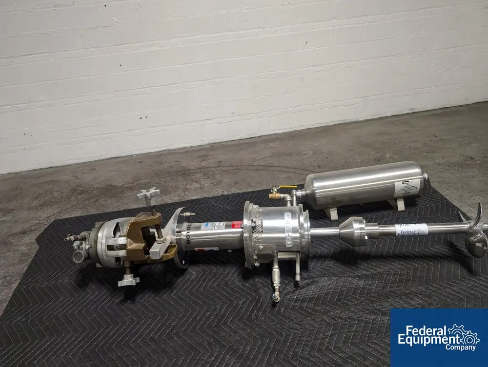 Admix Rotosolve #105RS70SS, Stainless Steel shaft & blade, air operated motor, mechanical seal, S/N 26269-1 - Image 6