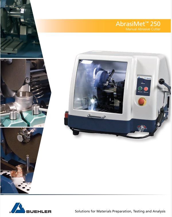 10" Buehler #AbrasiMet-250 Mdl 10-10106-260 manual abrasive cutter, 10" wheel capacity, 1.25" wheel arbor - Image 4