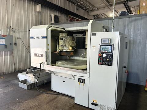 DCM, vertical spindle rotary surface grinder, 48" vari-speed electromagnetic chuck, 50 HP, Mitsubishi FX5U PLC - Image 2