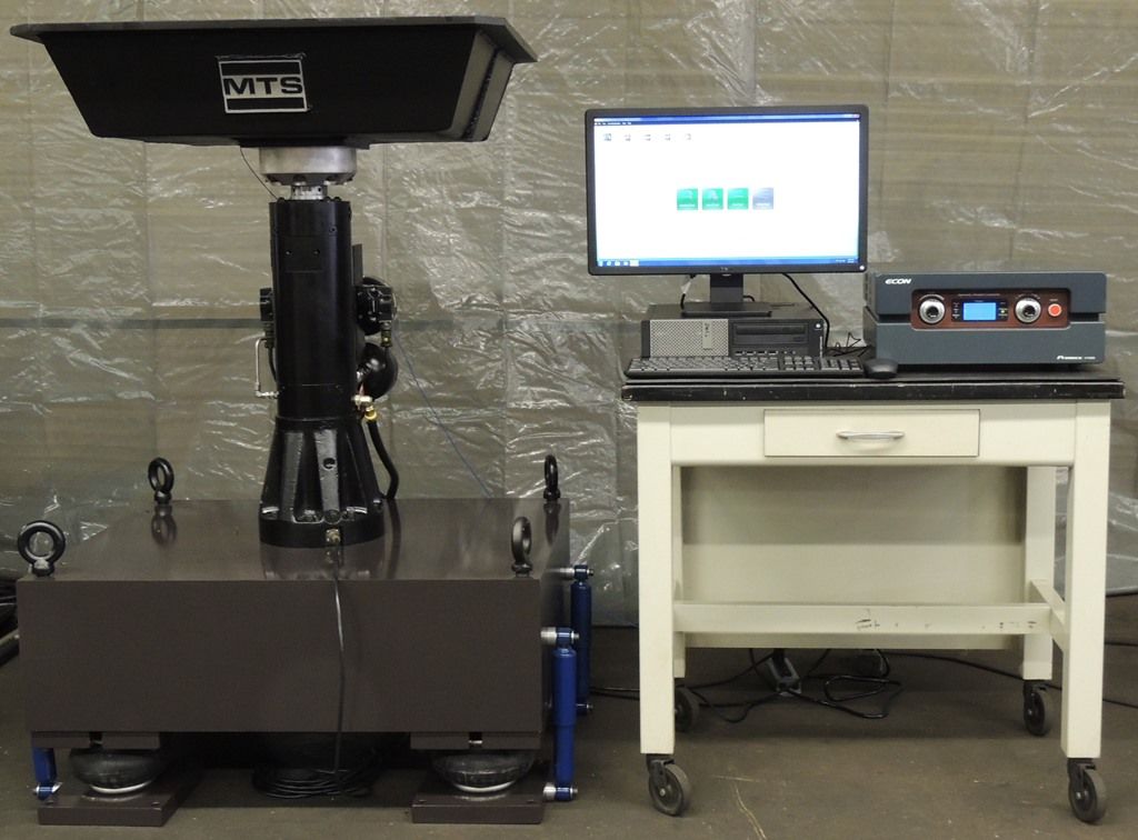 6.6 KIP MTS, Servo Hydraulic Vibration System, 6" stroke area, 3000 psi, 10 GPM MTS/MOOG - Image 1