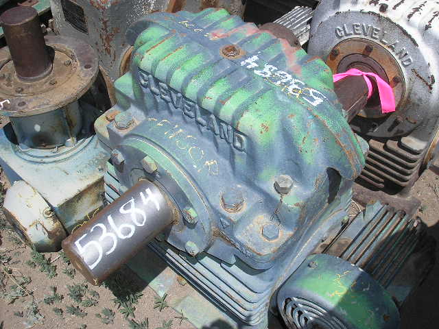 51 HP @ 583/1 RPM, Cleveland #25-70RFA, Worm Gearbox, 600:1 Ratio, 1.75 service factor - Image 3