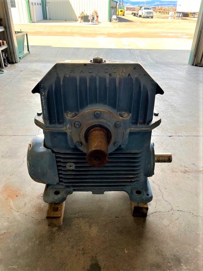 92 HP @ 1750/35 RPM, David Brown #A04050-URN-L, Worm Gear Reducer Gearbox, 50:1 Ratio - Image 4