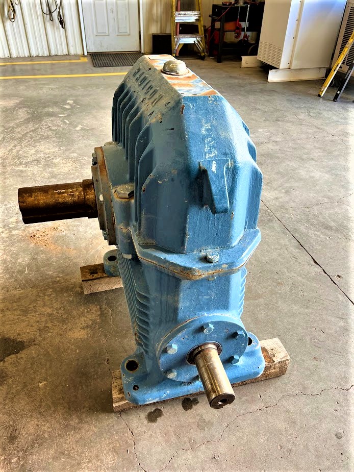 92 HP @ 1750/35 RPM, David Brown #A04050-URN-L, Worm Gear Reducer Gearbox, 50:1 Ratio - Image 5