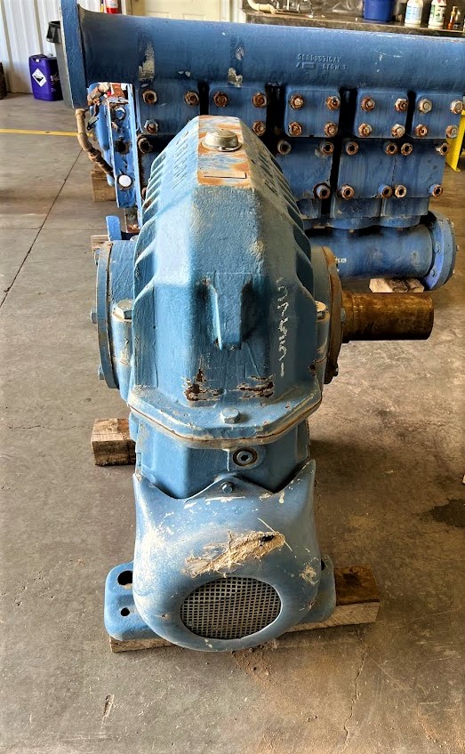 92 HP @ 1750/35 RPM, David Brown #A04050-URN-L, Worm Gear Reducer Gearbox, 50:1 Ratio - Image 6