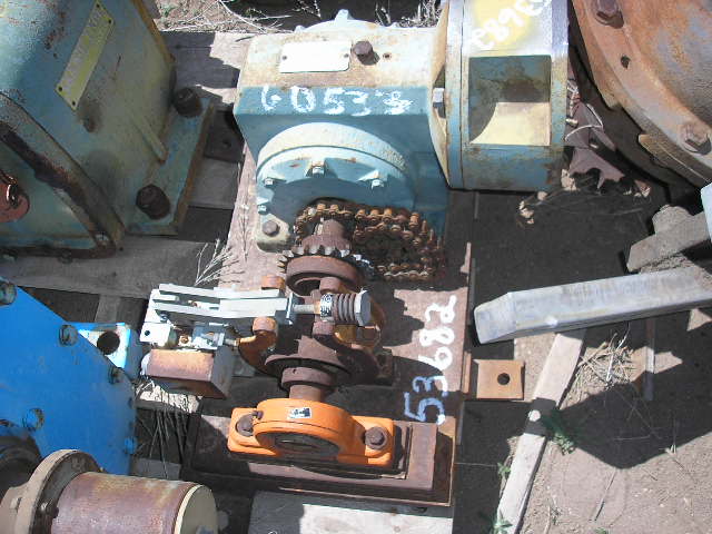 3.5 HP @ 1750/117 RPM, Dodge #WM28A, Worm Gearbox, 15:1 Ratio - Image 1