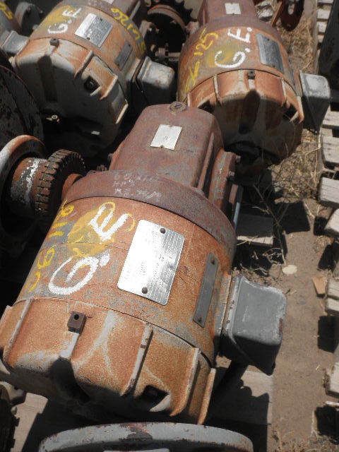 3 HP @ 1750/200 RPM, General Electric #K213A714, Worm Gearbox, 8.75:1 Ratio, 3 phase, 1.0 service factor - Image 3