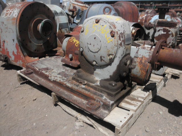 7 HP @ 1750/100 RPM, Link-Belt #WB50-35, Worm Gearbox, 17.5:1 Ratio - Image 1