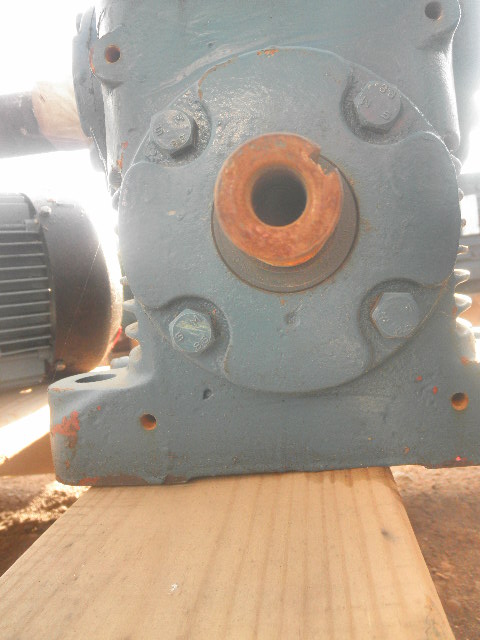 32 HP @ 1450/24 RPM, Radicon #AU400-8, Worm Gear Reducer Gearbox, 60:1 Ratio, 24 kW - Image 5