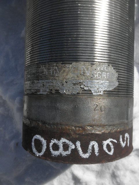 6" x 126" Johnson, Stainless Steel Wire Well Screen, 1/32" outside & 1/2" inside Screen width - Image 3