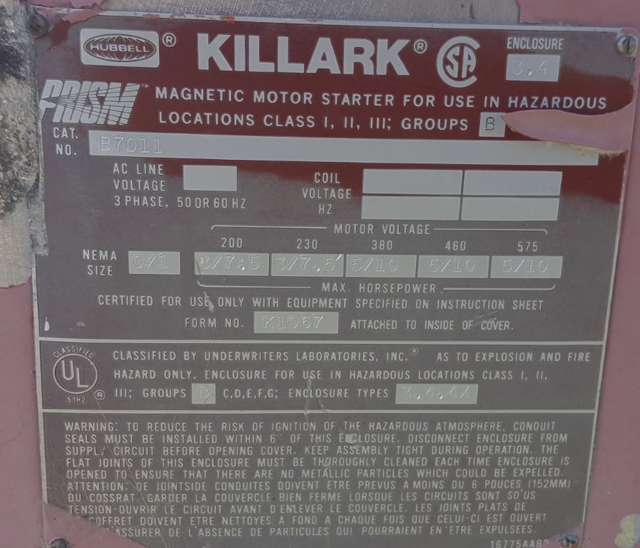 Viking #HL4195, Pump, w/Magnetic Motor Starter & Thermostatic, 3 phase, 5 HP, 1715 RPM, 230/460 V - Image 9