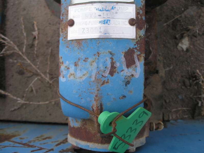 2" Viking #HX4-115, Small Pump, on skid, 2" discharge, 34 GPM, 100 psi, 1.5 HP, 1750 RPM - Image 5