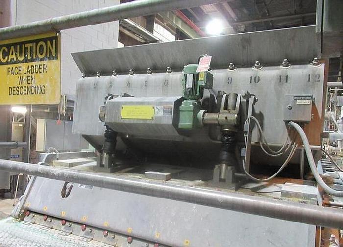 Voith #Master-Jet-II, 83" hydraulic dilution control headbox, Stainless steel, 82.9" pond width, 2004 - Image 2