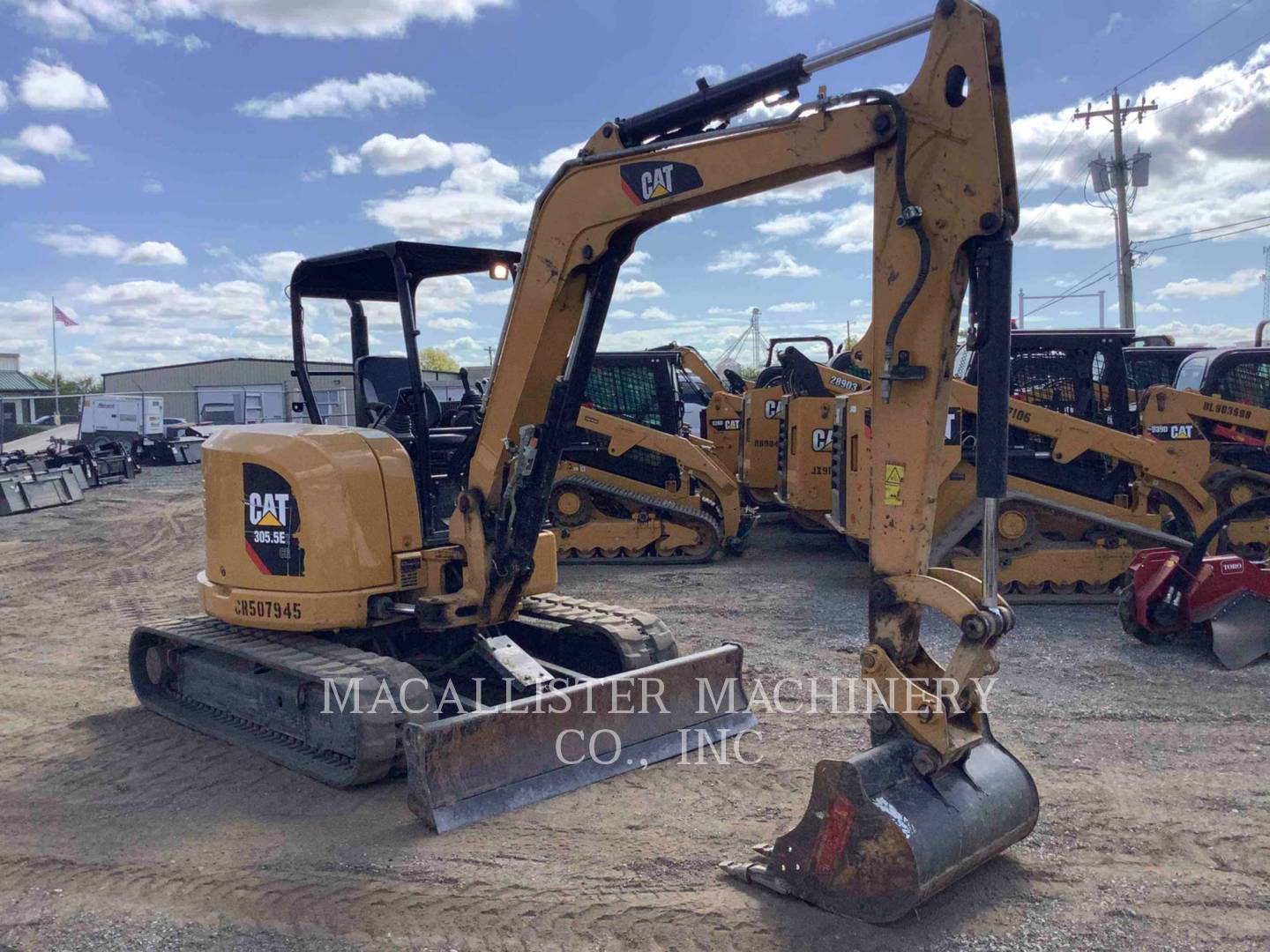 Caterpillar 305.5E2CR, Crawler Excavator, 2050 hours, S/N: CR507945, 2019 - Image 2