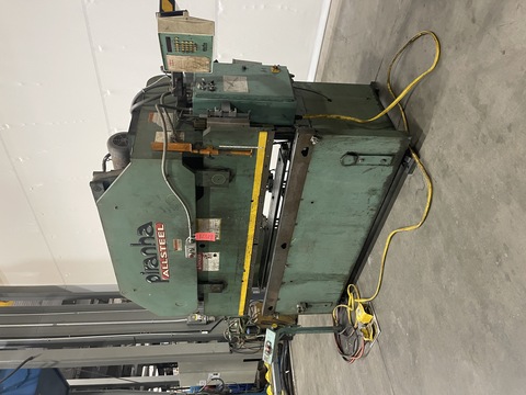 65 Ton, Piranha press brake, 8' overall, 78" between housing, 6" stroke, 9" Shut Height, 10 HP - Image 9