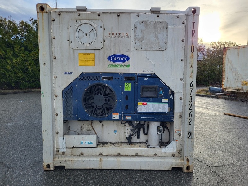 20' White working refrigerated shipping container, Triton #TRIU6732629 - Image 2
