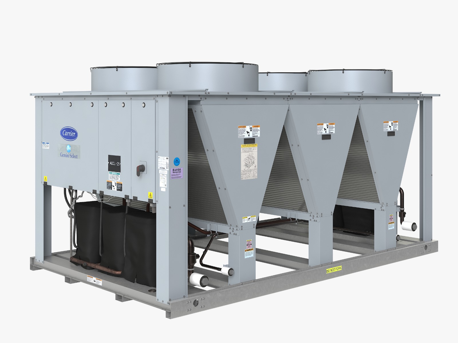 80 Ton, Carrier #38APDO0806HA28120 Gemini Select, DX Condenser Split System, R-410A, 460 V., 2020 - Image 4
