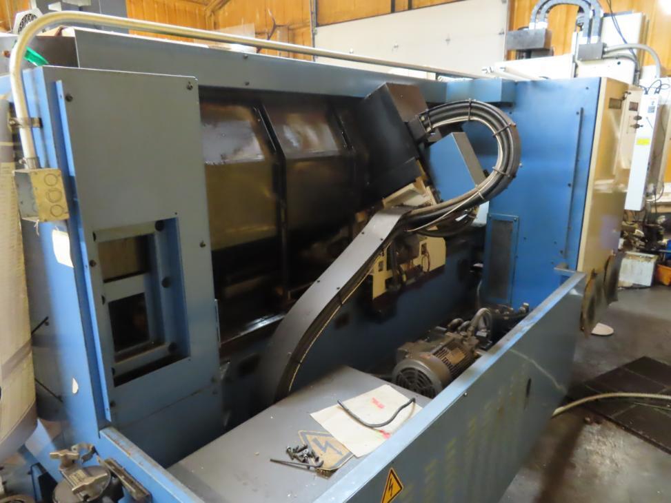 Mazak #QT-20N, CNC slant bed lathe, 20.8" swing, 10" chuck, 3-jaw, 2.6" bar, 40" centers, 8 turret, A2-8 - Image 2