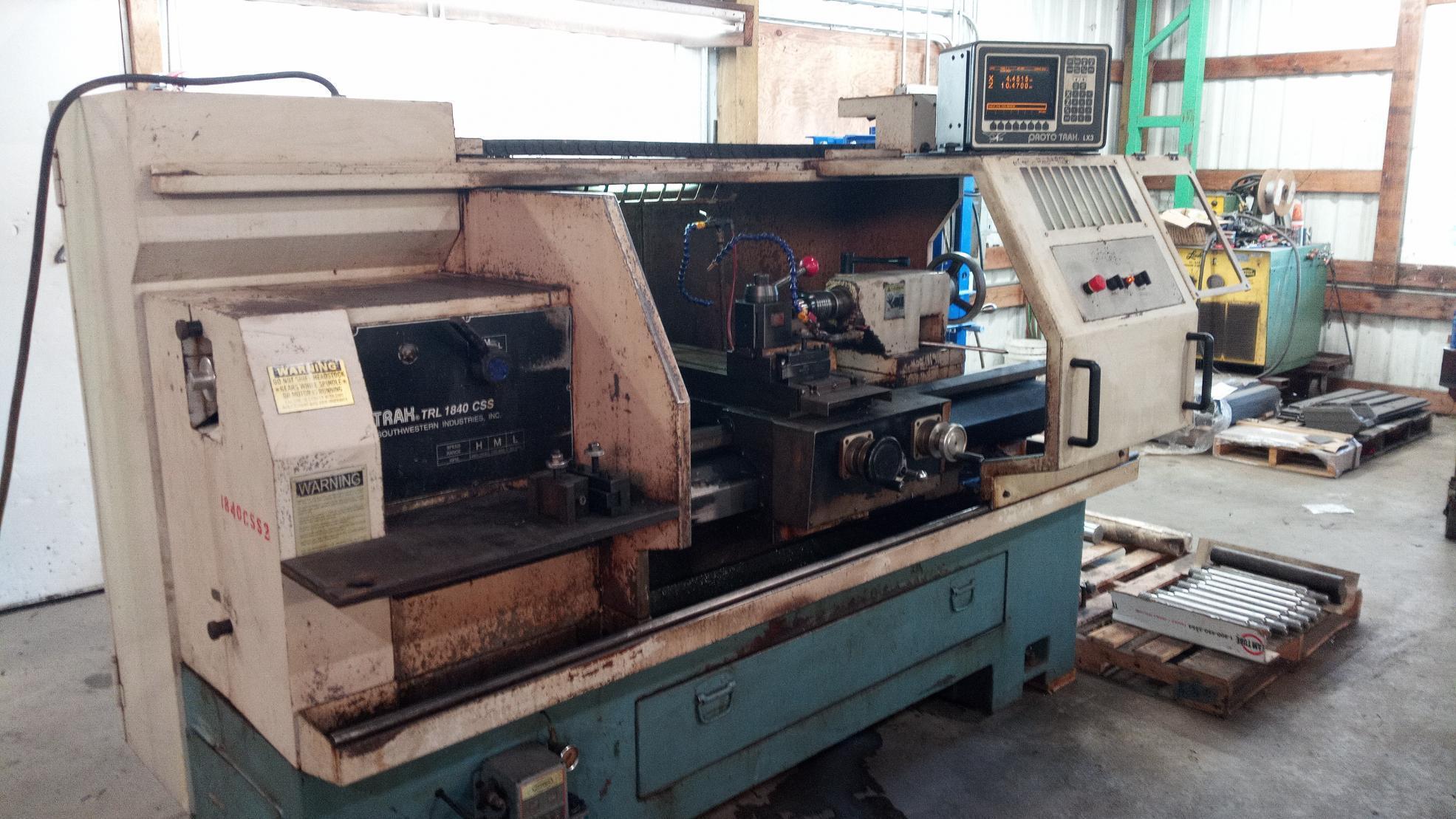Southwestern Industries #Trak-TRL-1840CSS, lathe, 18.5" swing, 10" chuck, 3-jaw, 40.2" centers, 50-2500 RPM - Image 1