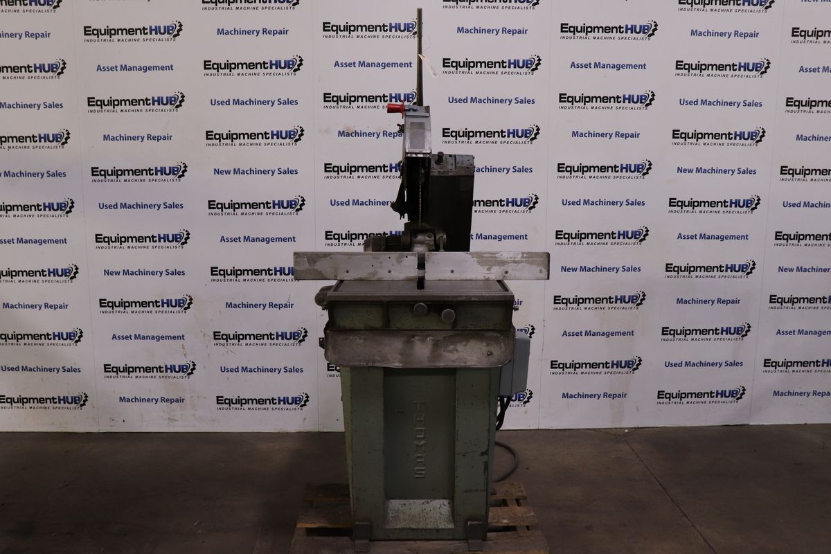 15" Thomas #25, chop/cut-off saw, 4.5 HP, 45-90° miter angle, 230 V.' - Image 1