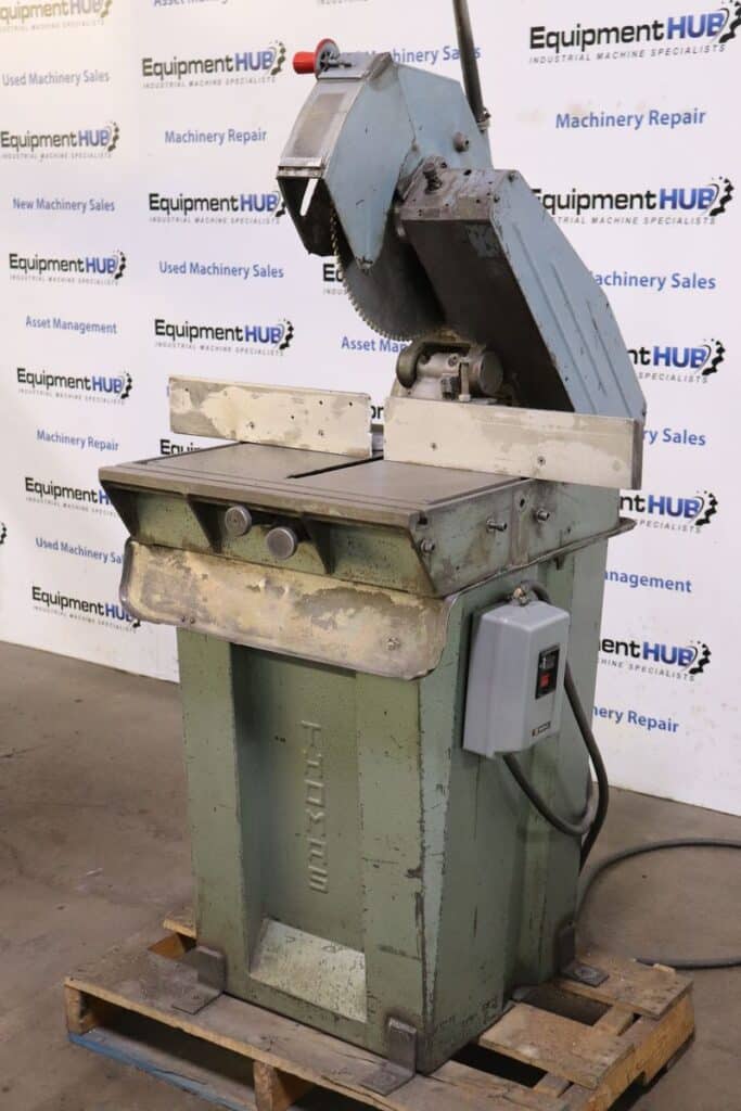 15" Thomas #25, chop/cut-off saw, 4.5 HP, 45-90° miter angle, 230 V.' - Image 2