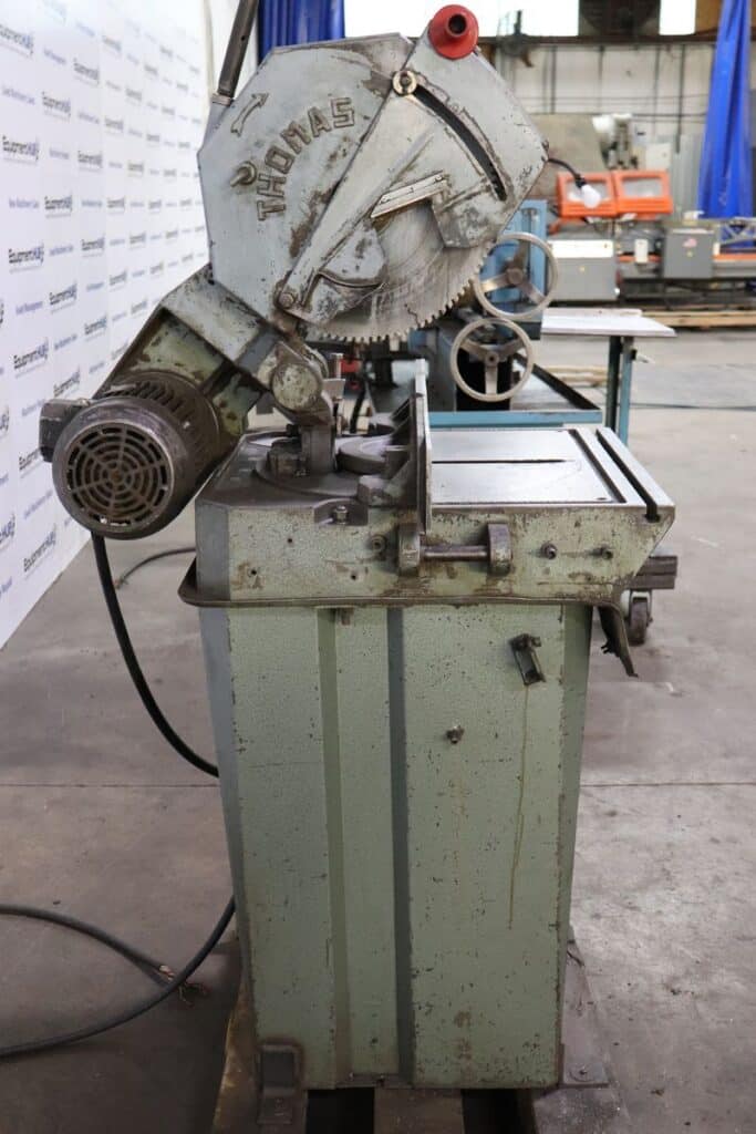 15" Thomas #25, chop/cut-off saw, 4.5 HP, 45-90° miter angle, 230 V.' - Image 5