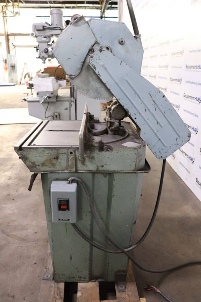 15" Thomas #25, chop/cut-off saw, 4.5 HP, 45-90° miter angle, 230 V.' - Image 6