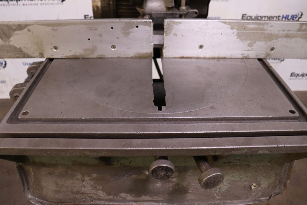 15" Thomas #25, chop/cut-off saw, 4.5 HP, 45-90° miter angle, 230 V.' - Image 7