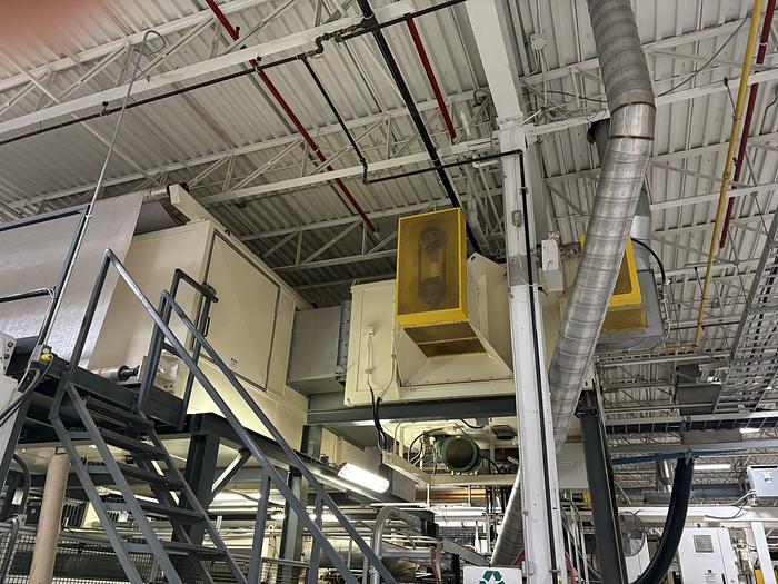 110" Natural gas dryer section, Pyradia, 18' drying length, 500 FPM, 1000000 BTU/Hr., 2015 - Image 1