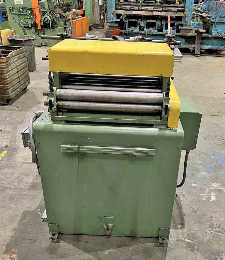 24" x .05" Egan #S20-824, straightener, 2.125"diameter rolls, entry & exit pinch roll, PVC applicator - Image 2