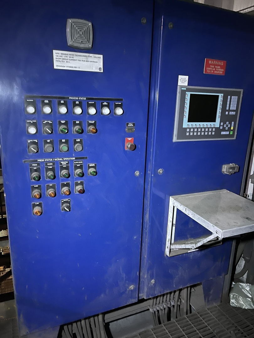 Metso #VPA, dual pressure filter press, includes all supporting equipment & structures - Image 10