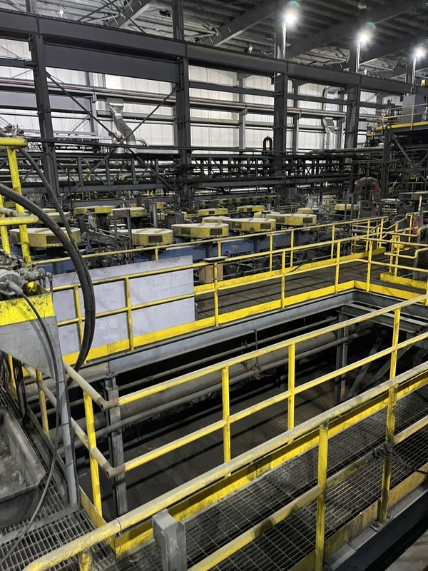 Metso #KYF-16, 3-cell zinc scavenger flotation machine, 29.8 KW 16 m3 - Image 6
