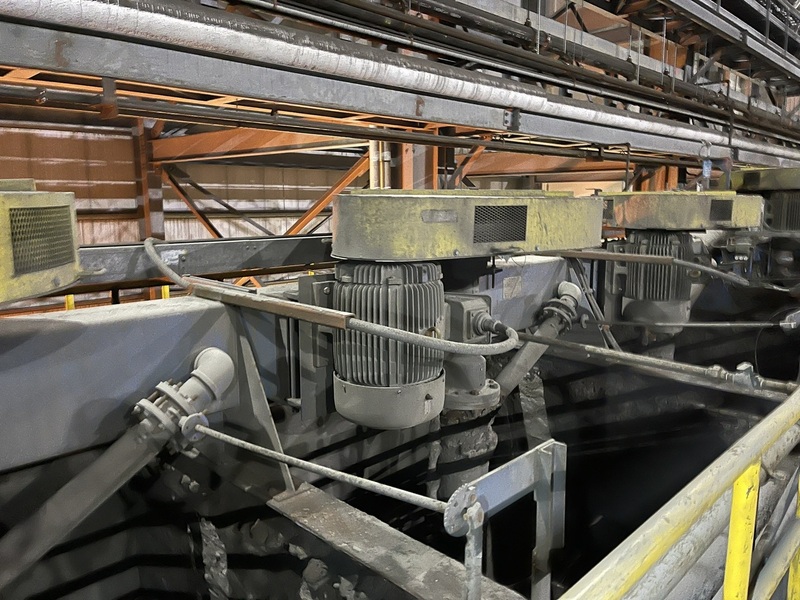 Metso #KVF-6, 3-cell copper scavenger flotation machine, 14.9 KW 6.0 m3 - Image 4