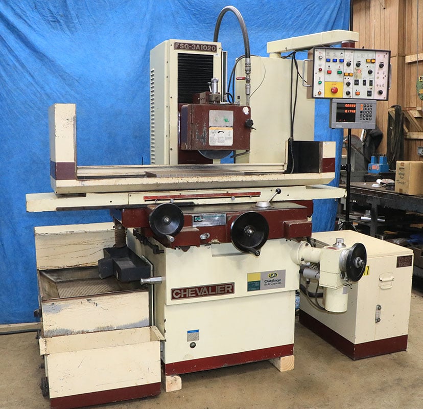10" x 20" Chevalier #FSG-3A1020, precision surface grinder, 12" x 1-1/4" x 3" wheel, electromagnetic chuck - Image 1