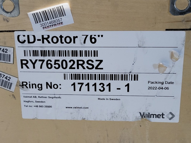 Valmet #RY76502, refiner segments, CD-rotor 76", new surplus - Image 2