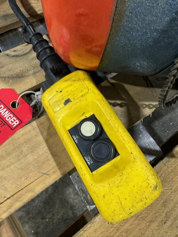 2 Ton, CM #METEOR, Electric Cable Hoist, 3 PH motor, hand control - Image 5