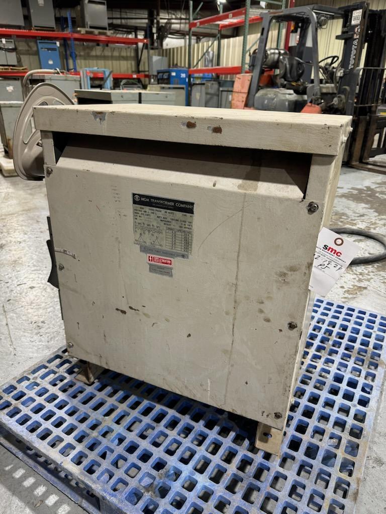 30 KVA 480 Primary, 240 Secondary, MGM #HT30A3K2, S/N M8903-30D-009-4 - Image 1