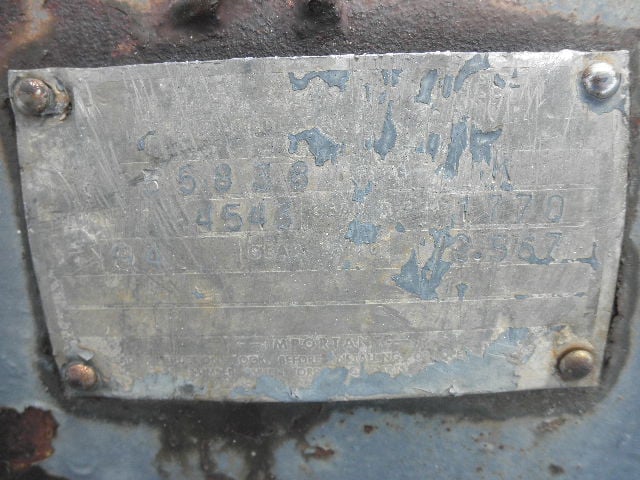 94 HP @ 4543/1770 RPM, Terry #Type-K, Parallel Shaft Gearbox, 564 RPM output, 2.56 :1 Ratio - Image 2