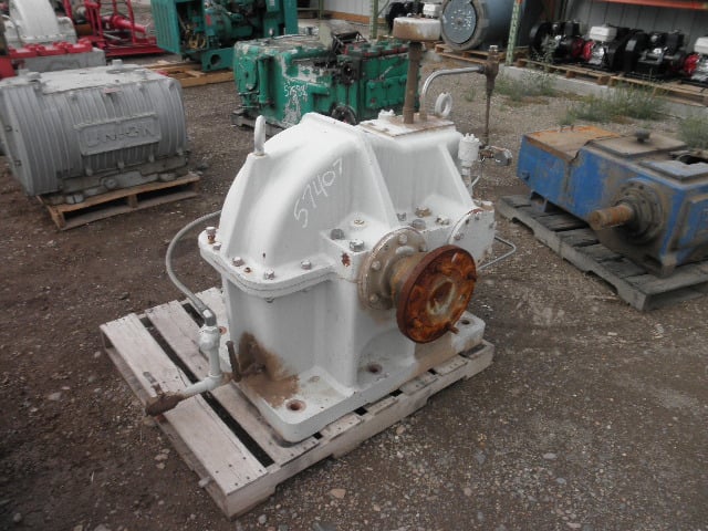 312 HP @ 3574 RPM, Westinghouse #14-Jul, Parallel Shaft Gearbox, 900 RPM output, 3.97:1 Ratio - Image 1